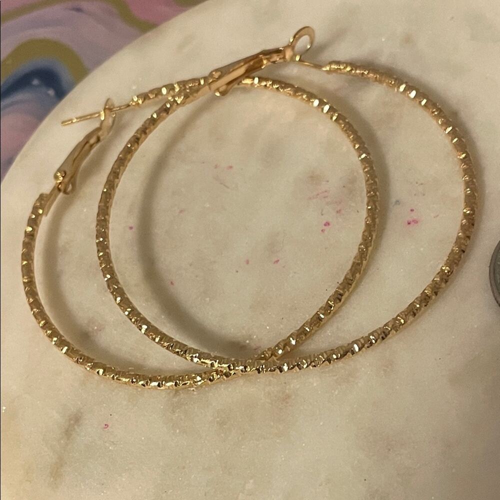 Elegant Gold Hoop Earrings
